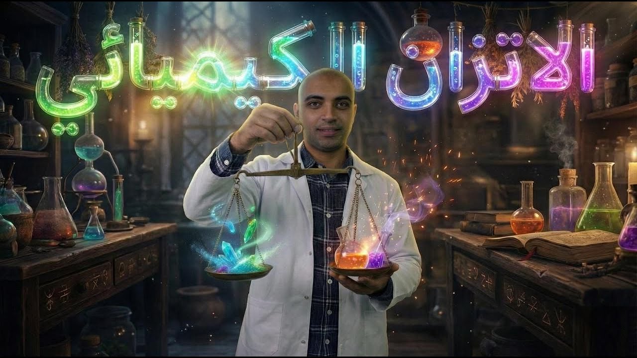 ⚖️ الاتزان الكيميائي | السر اللي بيخلّي التفاعل يوقف فجأة 😱🔥