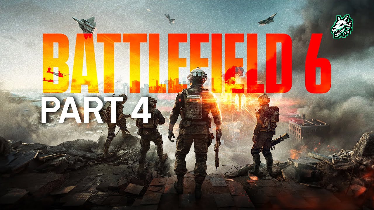 Демонстрация графики Battlefield 6! (1440p Overkill) — Кампания, часть 4: Хаос с техникой и речны...