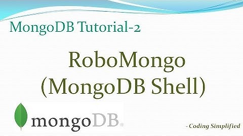 MongoDB Tutorial-2: RoboMongo Query Admin UI (MongoDB shell)