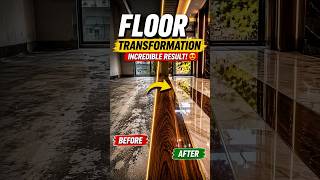 Amazing Floor Transformation 😍 | Before vs After Luxury Flooring Design | Epoxy & Wooden Finish