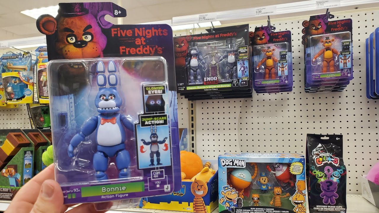 FNAF Jazwares NEW Action Figures & Endo Series Shopping at Target 2026 YouTube Video Freddy & Bonnie