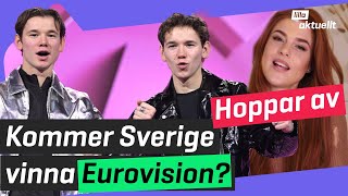 Hur stor chans har Sverige att vinna Eurovision? | Dotter och Medina hoppar av Eurovision