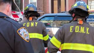 *FDNY Brooklyn* Box 1454 | Man Rescued After Cinder Block Wall collapse ! | Up Close With The FDNY