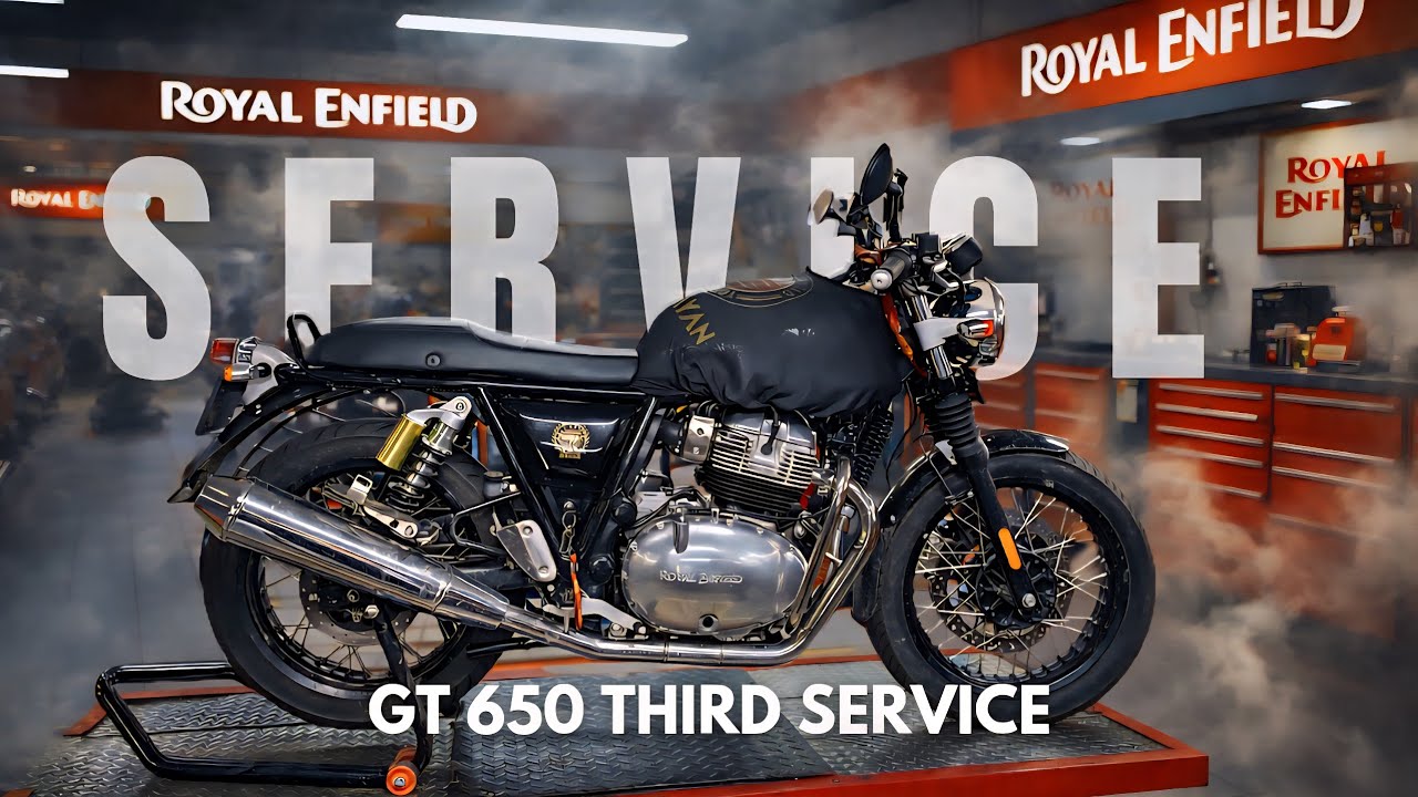 Continental GT 650 Third Service Cost In 2026 & Full Detailed Servicing Video In Service Centre🔥