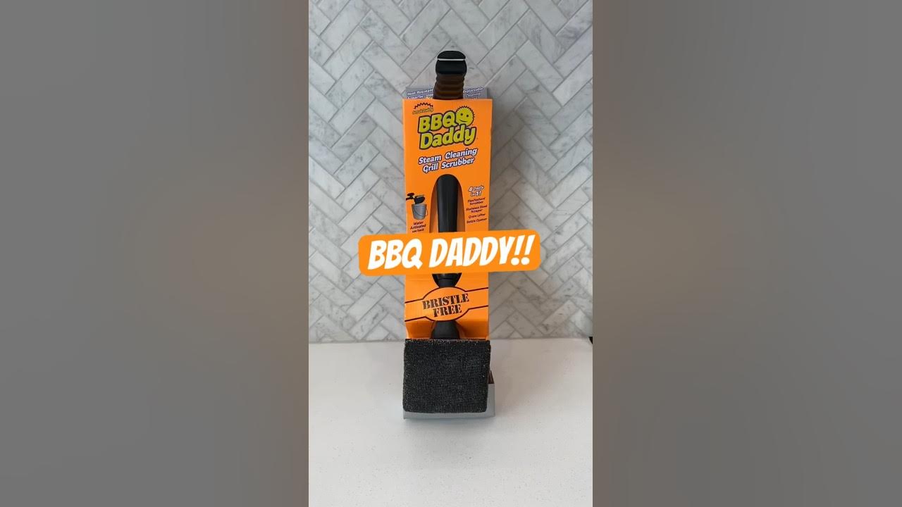 Trying the BBQ Daddy from @Scrub Daddy !! To say this grill needed thi