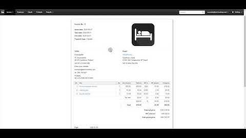 BedBooking  - How to issue an invoice EN
