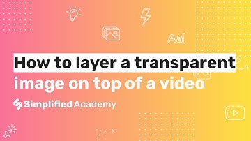 How to layer a transparent background image on top of a video