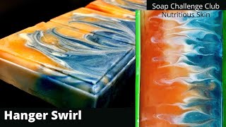 Hanger Swirl using Natural Colors Soap Challenge Club