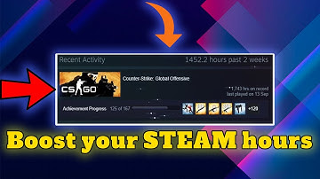 How To BOOST your STEAM Hours For FREE!!! 2023 - FreeHourBoost.com