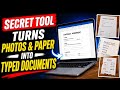 This Tool Types Any Paper or Photo in SECONDS! Make Documents Instantly &amp; Work Faster Than Everyone