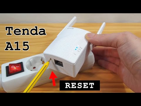Video Tenda A15 Wi-Fi Extender • Factory reset - youtube