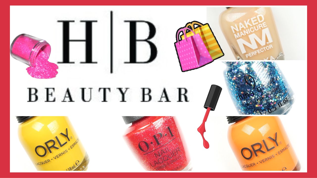 My first purchase from HB Beauty Bar! Nail polish haul | Swatches ByClouser