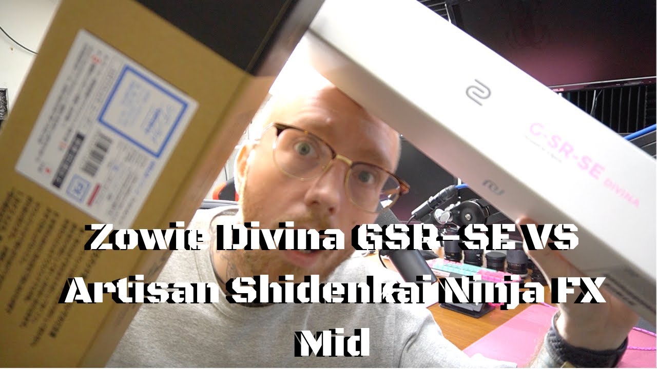 Zowie Divina Gsr Se Vs Artisan Shidenkai Mid Glide And Durability Test My Thoughts And Review Youtube