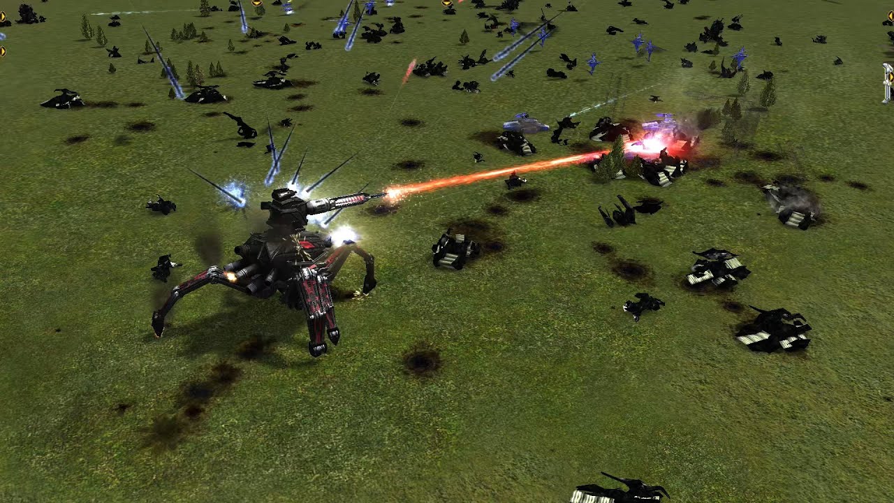 Seraphim vs Cybran - AI vs AI Battle - Supreme Commander Forged Alliance