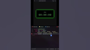 Build Your Own Digital Clock from Scratch! ⏰ | HTML, CSS & JS #programming #html #css #coding