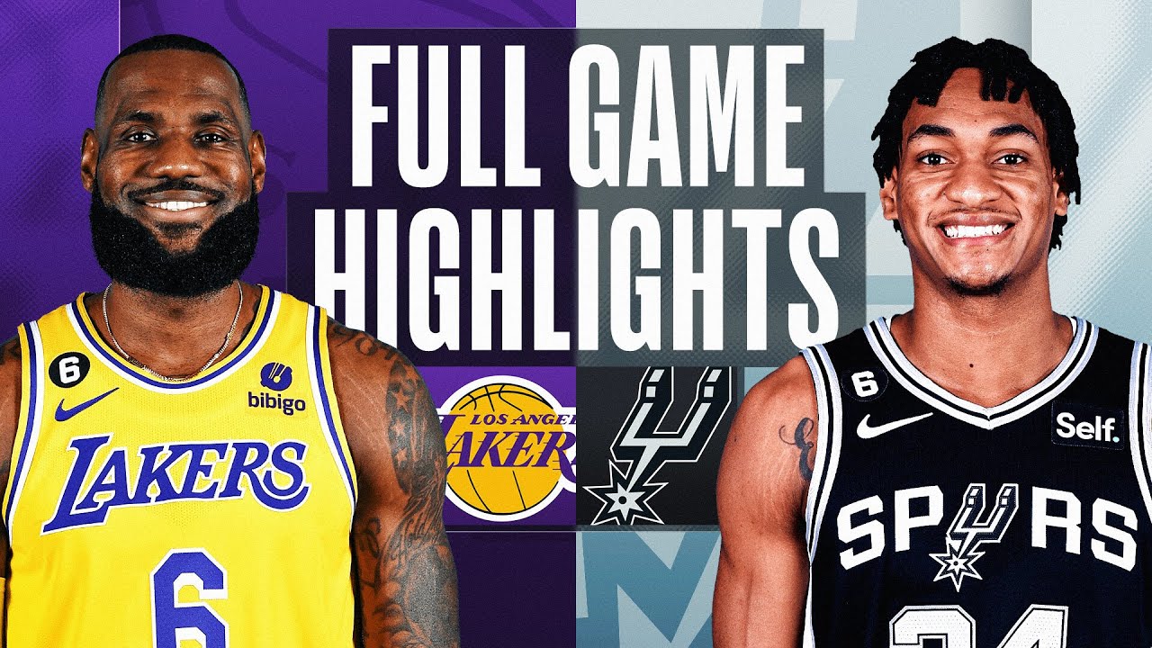 LAKERS at SPURS NBA FULL GAME HIGHLIGHTS November 26, 2022