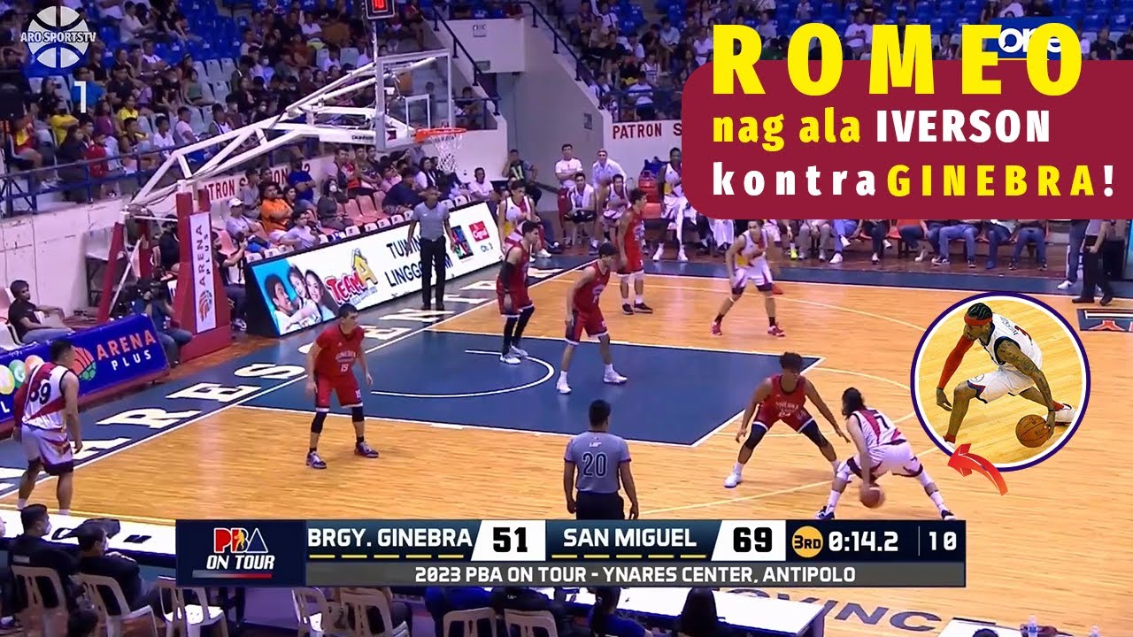 Terrence Romeo Highlights TERRENCE ROMEO NAG ALA IVERSON KONTRA BARANGAY GINEBRA|PBA TOP 8 ...