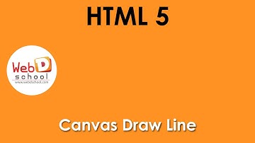 HTML5 - Canvas Draw Line | Web D School | Best Institute in Chennai