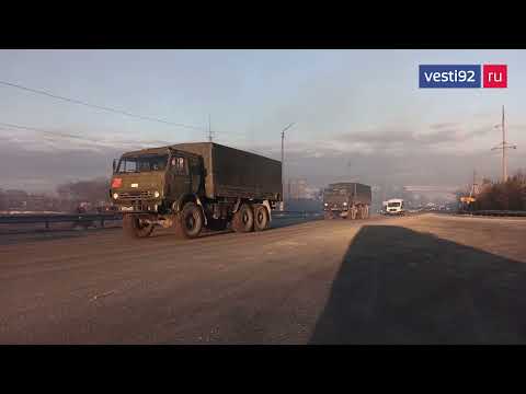 Автоколонна подразделения ЮВО отправилась из Крыма в пункт постоянной дислокации