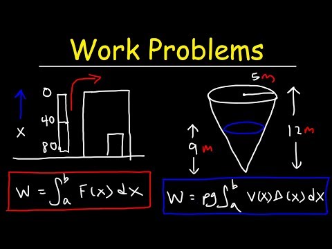 Work Problems - Calculus