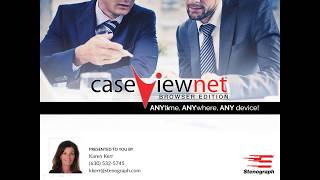 CaseViewNet Browser Edition Introduction