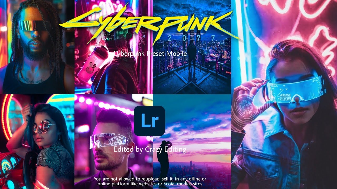 Cyberpunk tutorial lightroom | mobile preset tutorial free dng - Lightroom Free Preset