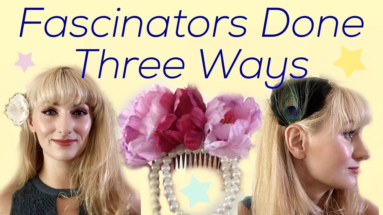 How to Make Fascinators Three Types YouTube