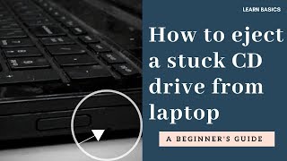 how to eject a stuck cd drive from laptop | eject stuck cd | eject cd