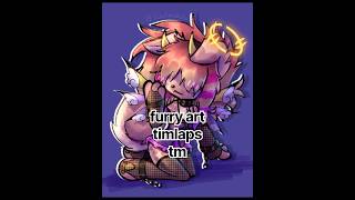 Untitled Artwork 211 shorts #furry #furryart #timelapseart
