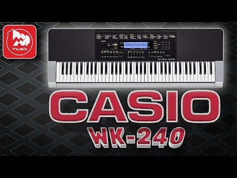CASIO WK-240 - самый дешевый синтезатор на 6 октав