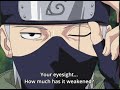 Itachi surprised to know that kakashi has mangekyo sharingan