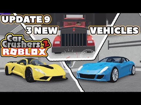 New Car Crushers 2 Update 9 3 New Vehicles New Derby Map More Roblox Youtube - hd graphics 3 new cars update in car crushers 2 roblox youtube