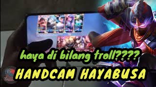 FIRSTIME❗HAYABUSA HANDCAM❗ GAMEPLAY HAYABUSA❗ MOBILE LEGENDS