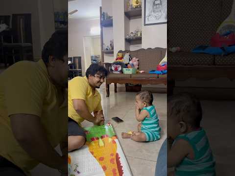 Dad and son play time ❤️😍 #babyboy #love #shorts #babylove #dad #parenting #play #funny #laugh