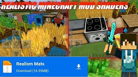 DOWNLOAD SHADERS MCPE 1.17 LIGHT RAM 1 GB -REALISTIC RTX ON..!