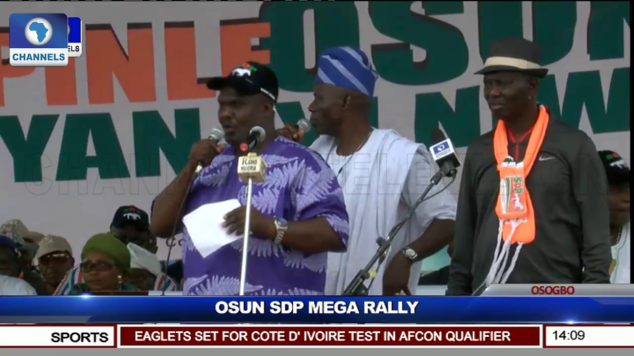 Omisore Woos Residents As SDP Holds Mega Rally In Osun Pt.2 |Live Event|