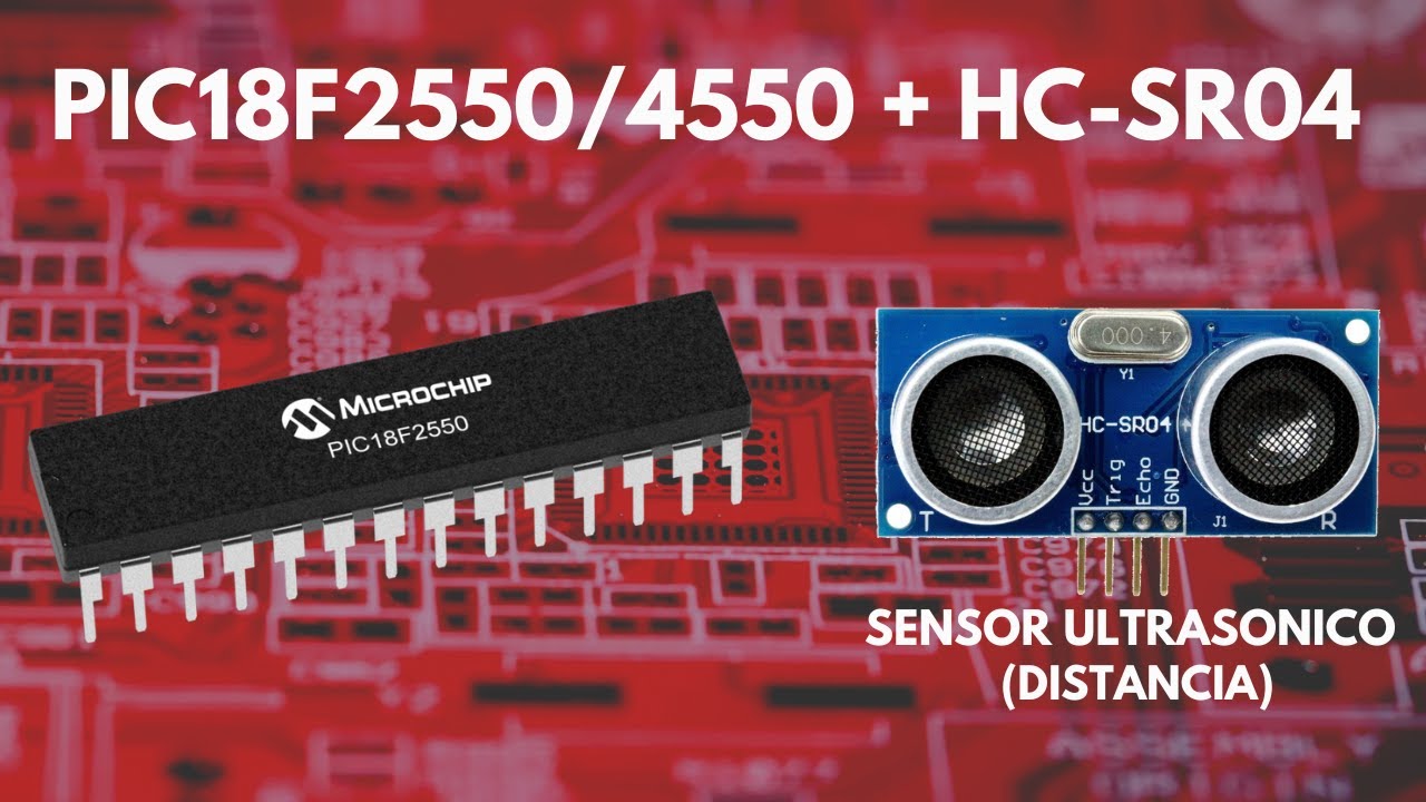 PIC18F2550/4550 HC-SR04 MPLABX - XC8
