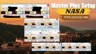 Master Plus Setup 100 % PNR Result tatkal ticket booking software
