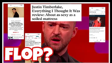 Justin Timberlake NEW ALBUM FLOPS! WORST REVIEWS IN HISTORY!