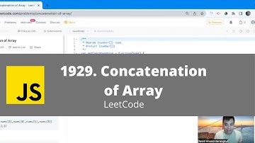 1929  Concatenation of Array - LeetCode Javascript