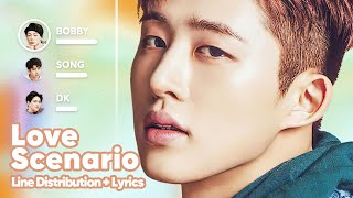 iKON - Love Scenario (Line Distribution   Lyrics Karaoke) PATREON REQUESTED