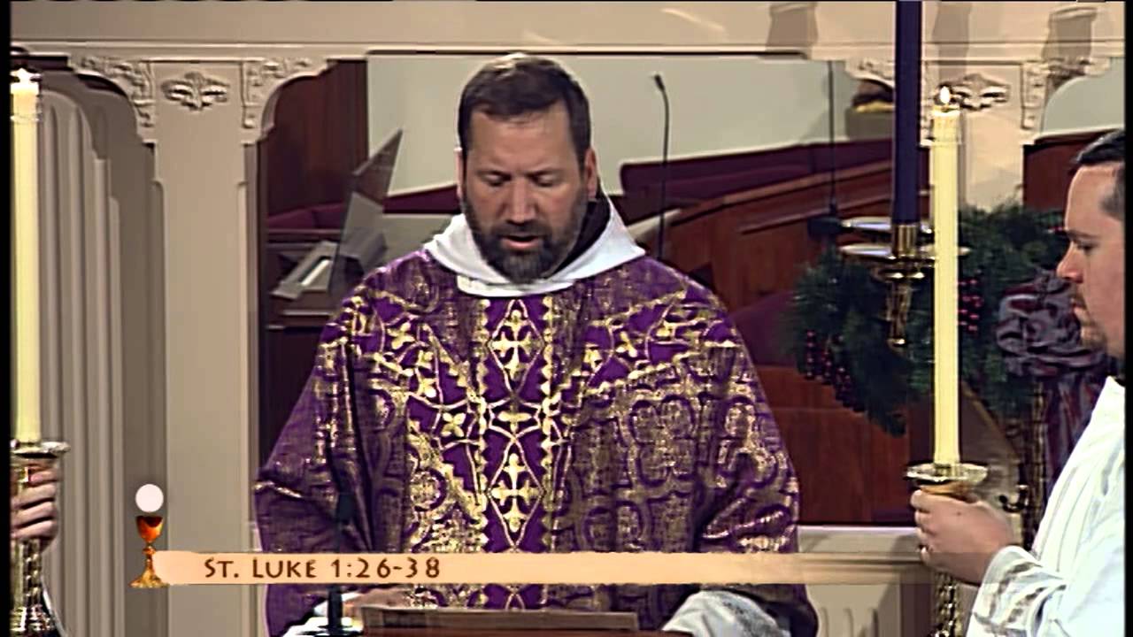EWTN Daily Catholic Mass 20141221 Fr. Mark Mary YouTube