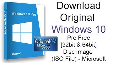 Download  Original Windows 10 Pro Free [32bit & 64bit]  2020