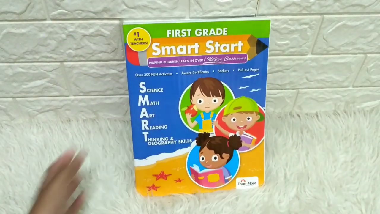 Evan Moor Smart Start First Grade Activity Book - YouTube