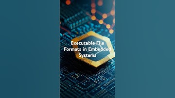 Executable File Formats in Embedded Systems