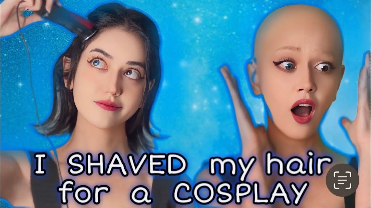 I SHAVED my hair for a COSPLAY!!