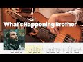 What's Happening Brother - Marvin Gaye (Bass Cover with Tab)