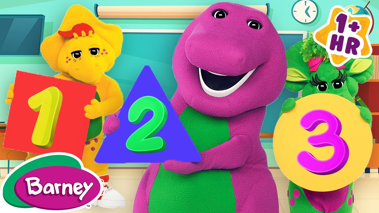 Shapes, Colors and Numbers | Learning with Barney | More Barney Nursery ...