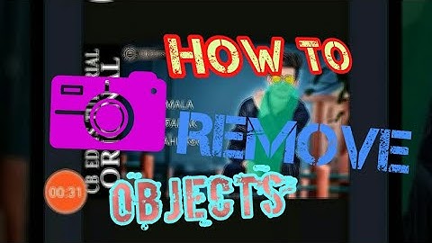 HOW TO REMOVE OBJECTS IN TOUCH RETOUCH APP