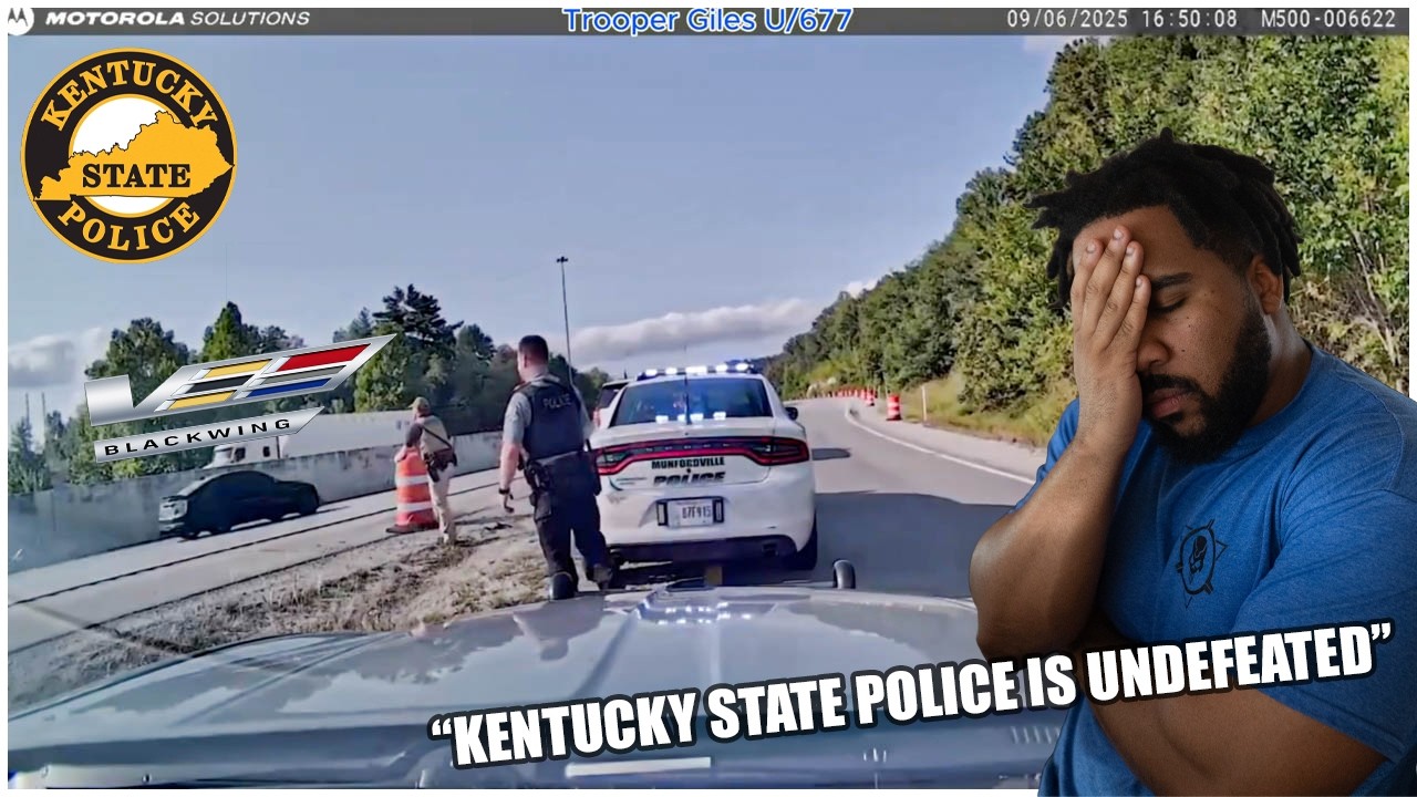 Kentucky State Police is NOT to be F***ED WITH | Cadillac CT5-V Blackwing CRUSHED in a DITCH!